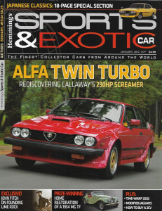 HEMMINGS SPORTS & EXOTIC CAR 2012 JAN - ALFA TWIN TURBO,'54 MG TF,JAGS MODIFIED